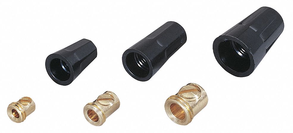 Twist-OnWireConnectors Black 600V PK10