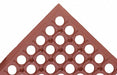 Drainage Mat Red wBlkBrdr 3 ft.x5 ft.