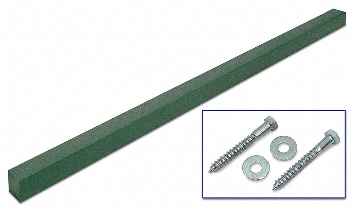 Sign Post Green Plastic 8 ft L