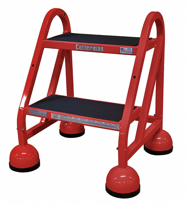 D5259 Rolling Ladder Welded Platform 18In H
