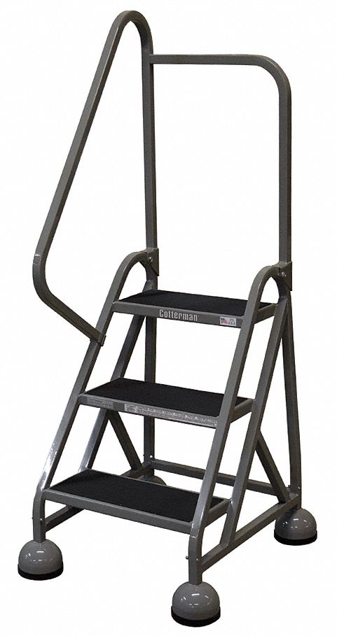 D5251 Rolling Ladder Hndrl Platfm 27 In H