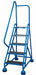 Rolling Ladder Hndrl Platfm 45 In H