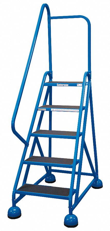 Rolling Ladder Hndrl Platfm 45 In H