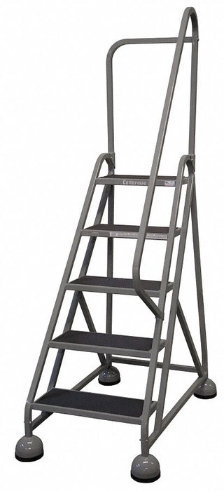 D5257 Rolling Ladder Hndrl Platfm 45 In H