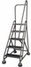 D5257 Rolling Ladder Hndrl Platfm 45 In H