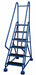 Rolling Ladder Hndrl Platfm 54 In H
