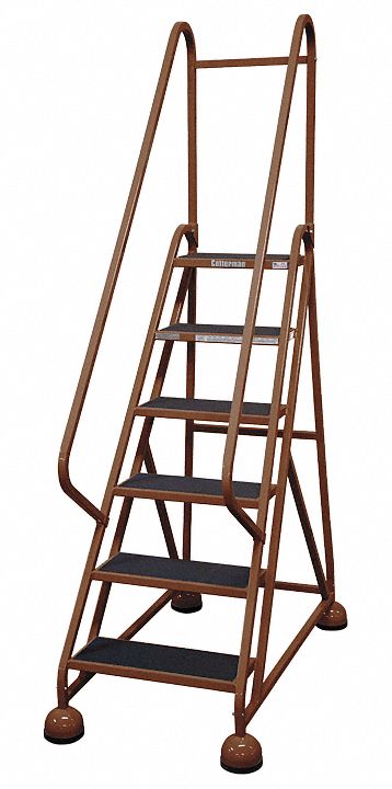 D5248 Rolling Ladder Hndrl Platfm 54 In H