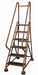 Rolling Ladder Hndrl Platfm 54 In H