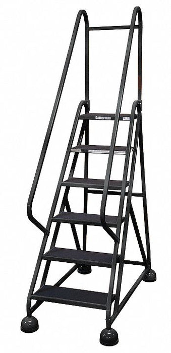 Rolling Ladder Hndrl Platfm 54 In H