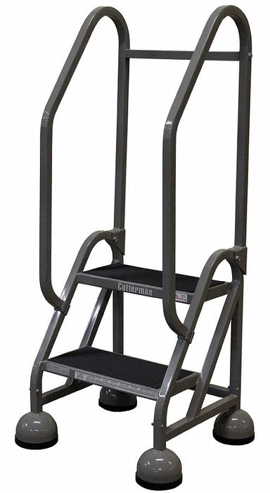 D5264 Rolling Ladder Hndrl Platfm 18 In H