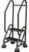 D5264 Rolling Ladder Hndrl Platfm 18 In H