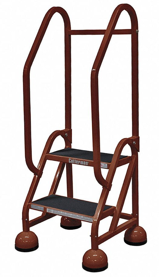 D5264 Rolling Ladder Hndrl Platfm 18 In H