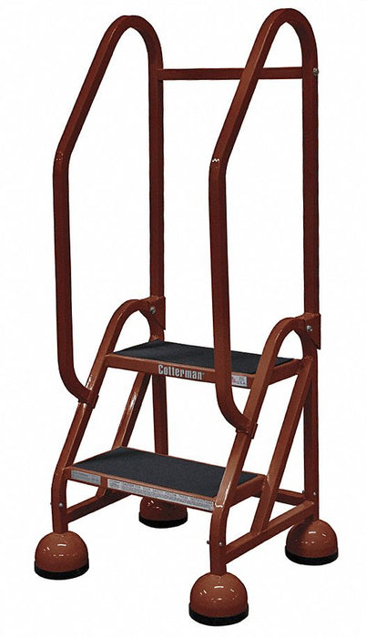 Rolling Ladder Hndrl Platfm 18 In H