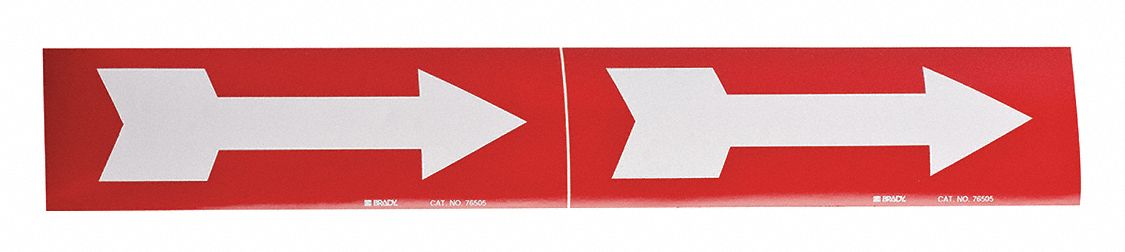 D3449 Pipe Marker (Arrow) 2 1/4in H 7in W
