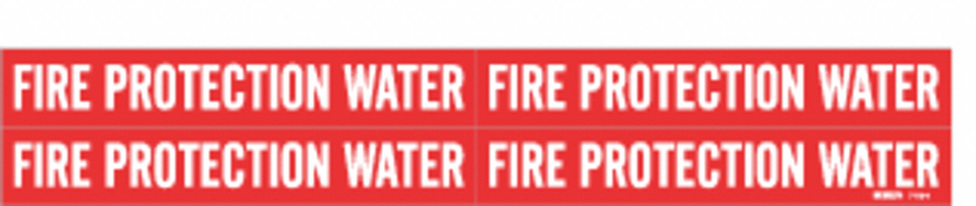Pipe Marker Fire Protection Water