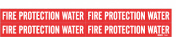 Pipe Marker Fire Protection Water
