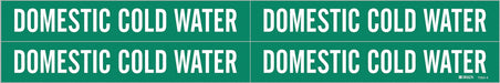 Pipe Marker Domestic Cold Water