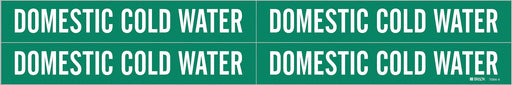 Pipe Marker Domestic Cold Water