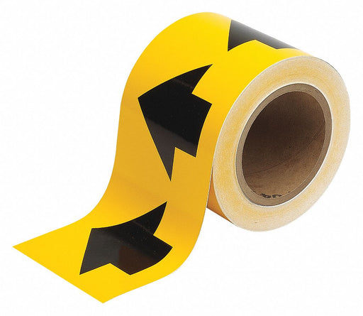 D3614 Pipe Marking Tape Yllw 4in W 90ft Roll L