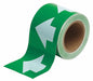 D3614 Pipe Marking Tape Grn 4in W 90ft Roll L