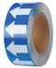 D3613 Pipe Marking Tape Blue 2in W 90ft Roll L