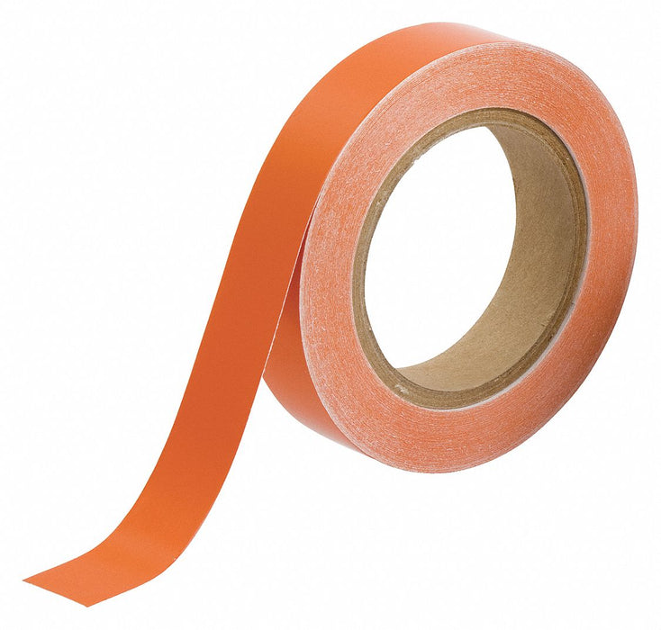 D3615 Pipe Marking Tape Orng 1in W 90ft Roll L