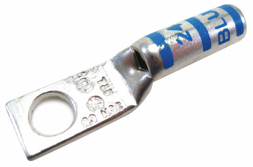 OneHoleLugCmprsnConn Long Blue 24