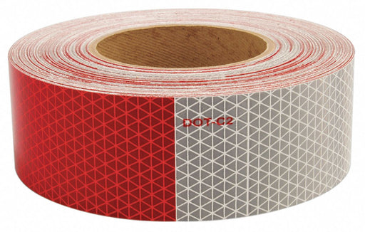 Reflective Tape W 2 In Red/White