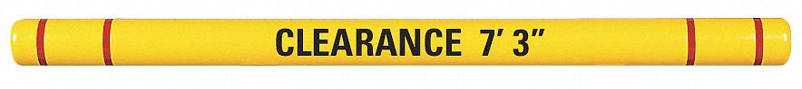 Clearance Bar with Graphics 5 in Dia