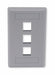 Wall Plate 3 Port