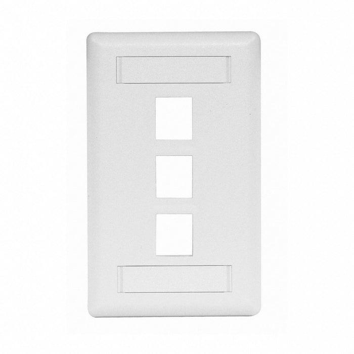 Wall Plate 3 Port