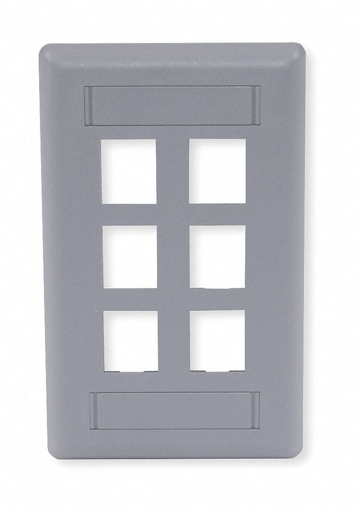 Wall Plate 6 Port