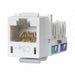 M1018 Modular Jack 0.875 in H White