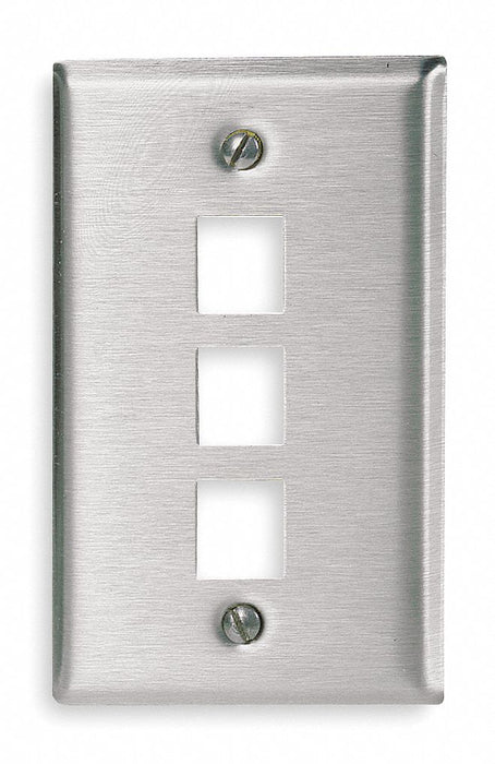 Wall Plate 3 Port