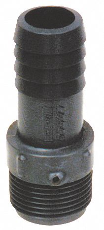 Adapter 1/2 in Insert x MNPT Gray