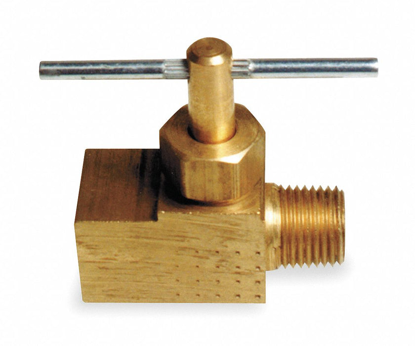 Needle Valve Straight Brass 1/8 In.