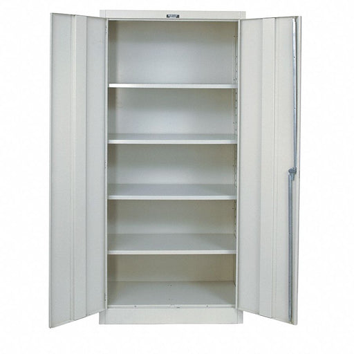 Storage Cabinet 78 x36 x18 Tan 4Shlv