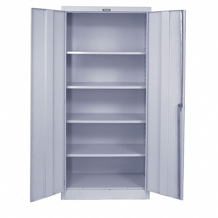 Storage Cabinet 78 x36 x18 LtGry 4Shlv