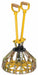 Pail Lid Closer Yellow Steel 26 in