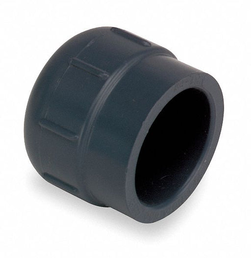 Cap 1 in Pipe Size Schedule 80 FNPT Gray