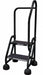 D5274 Rolling Ladder Hndrl Platfm 18 In H