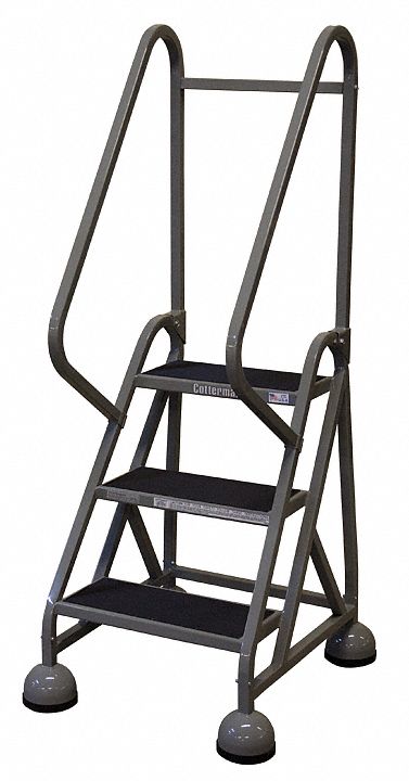 D5265 Rolling Ladder Hndrl Platfm 27 In H