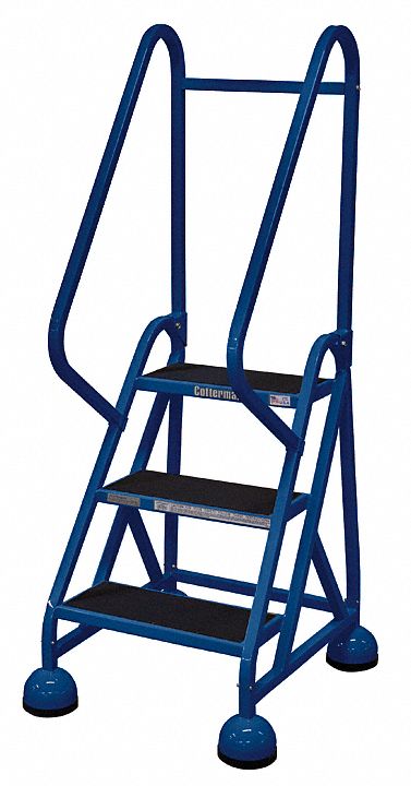 Rolling Ladder Hndrl Platfm 27 In H