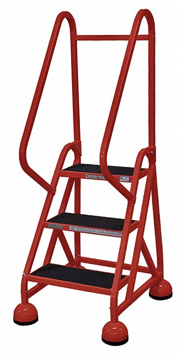 D5265 Rolling Ladder Hndrl Platfm 27 In H