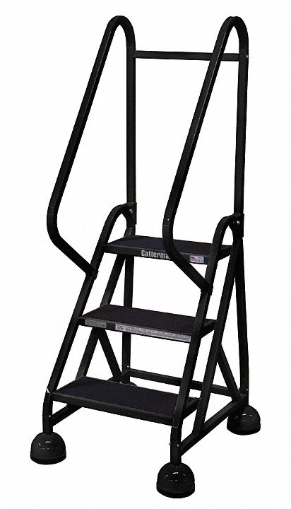 D5265 Rolling Ladder Hndrl Platfm 27 In H