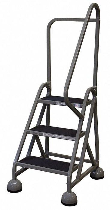 D5275 Rolling Ladder Hndrl Platfm 27 In H