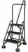 D5275 Rolling Ladder Hndrl Platfm 27 In H