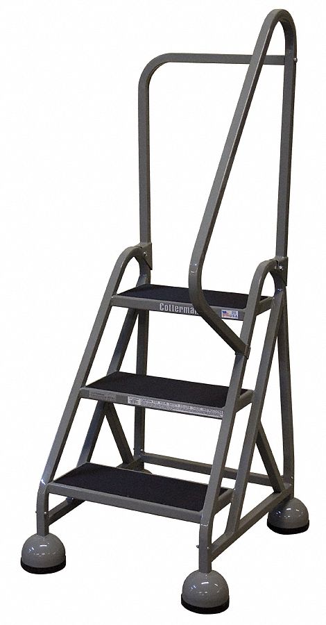 D5275 Rolling Ladder Hndrl Platfm 27 In H