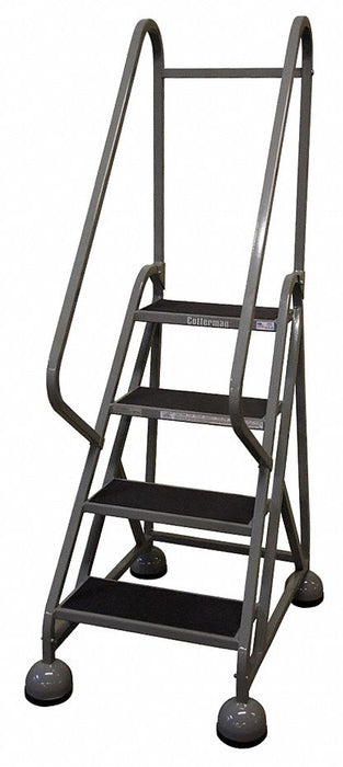 D5266 Rolling Ladder Hndrl Platfm 36 In H