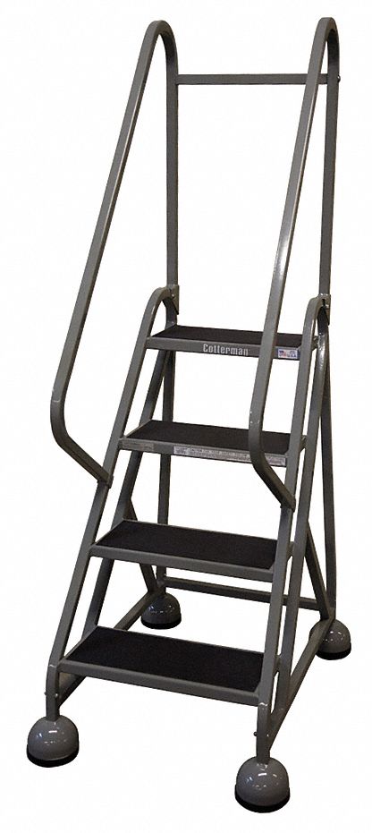 D5266 Rolling Ladder Hndrl Platfm 36 In H